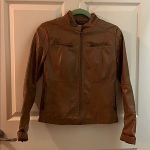 Brown leather Jacket